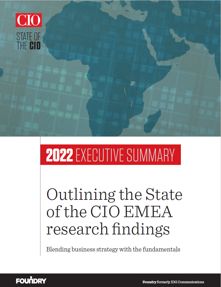 State of the CIO EMEA cover 2022