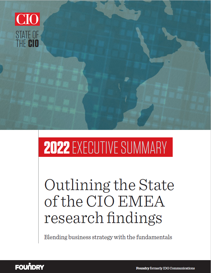 State of the CIO EMEA cover 2022 State of the CIO EMEA cover 2022